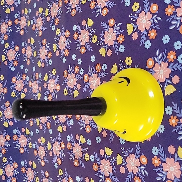 Yellow Smiley Hand Bell - Picture 3 of 4